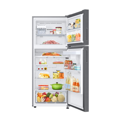 Refrigerador Digital Inverter Samsung 14 Pies Cúbicos Top Mount con Despachador de Agua Gris RT38DG6734S9