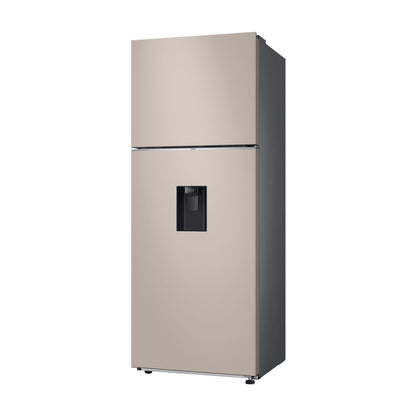 Refrigerador Digital Inverter Samsung Bespoke 15 Pies Cúbicos Top Mount con Despachador de Agua Beige RT42DB6774ET