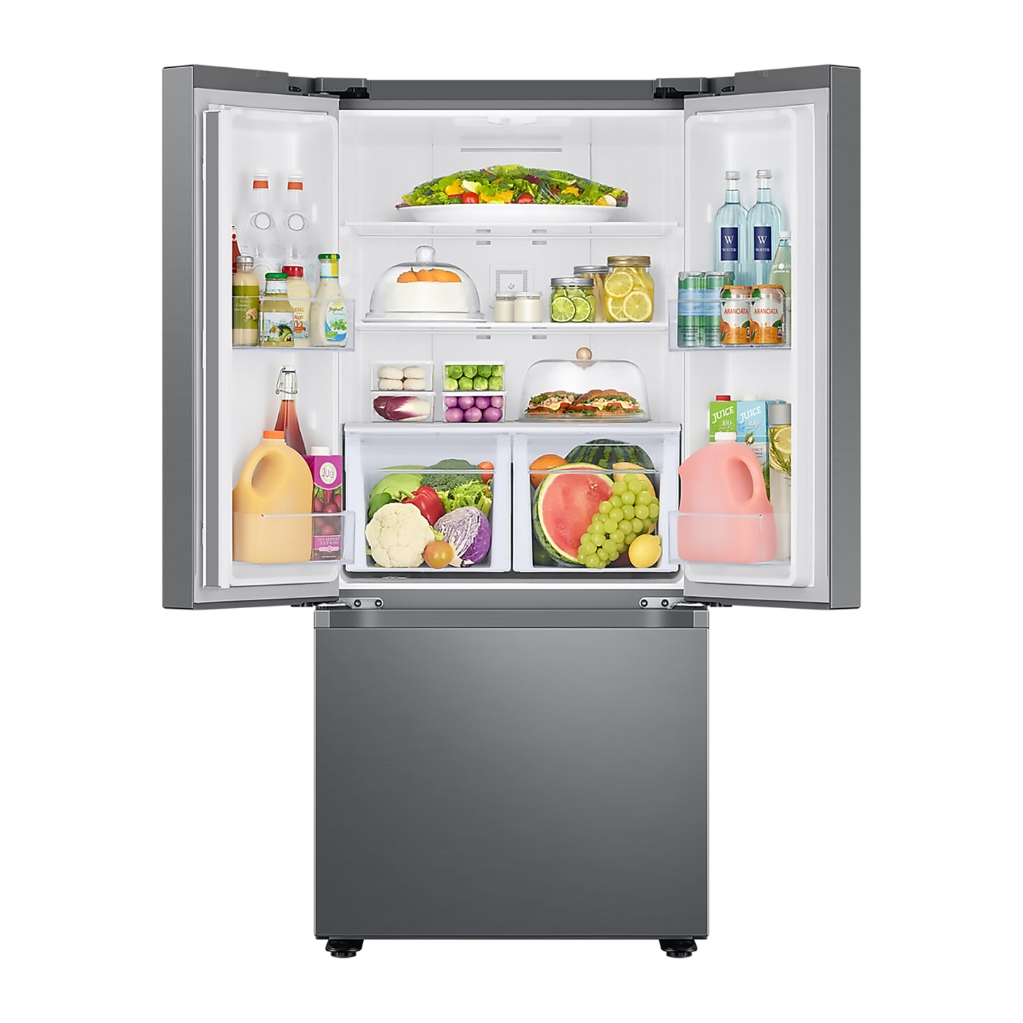 Refrigerador Samsung 22 Pies Cúbicos French Door Gris RF22A4010S9