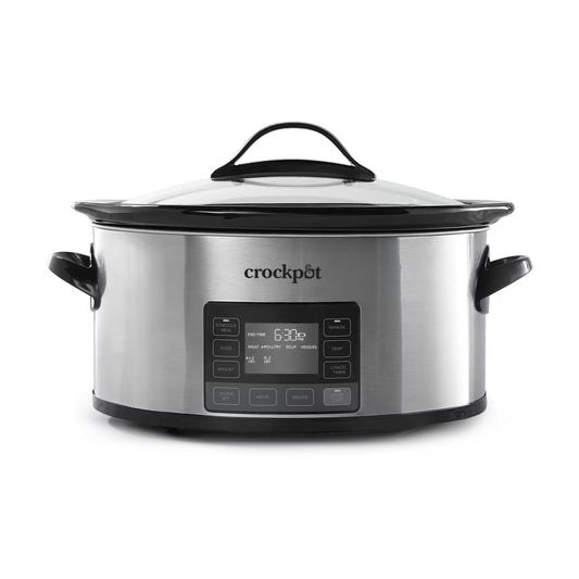 Olla de Cocción Lenta Crockpot 5.6 Litros Programable Gris SCCPVFC630