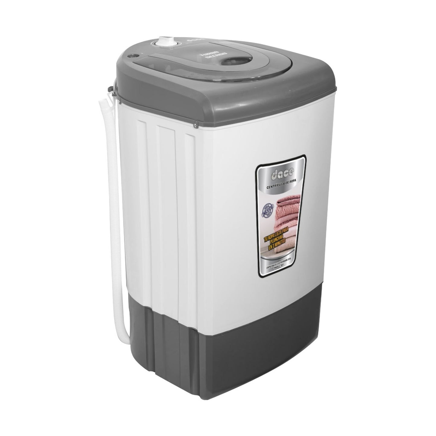 Centrifugadora de Ropa Dace 8 Kilos Blanca SD-37