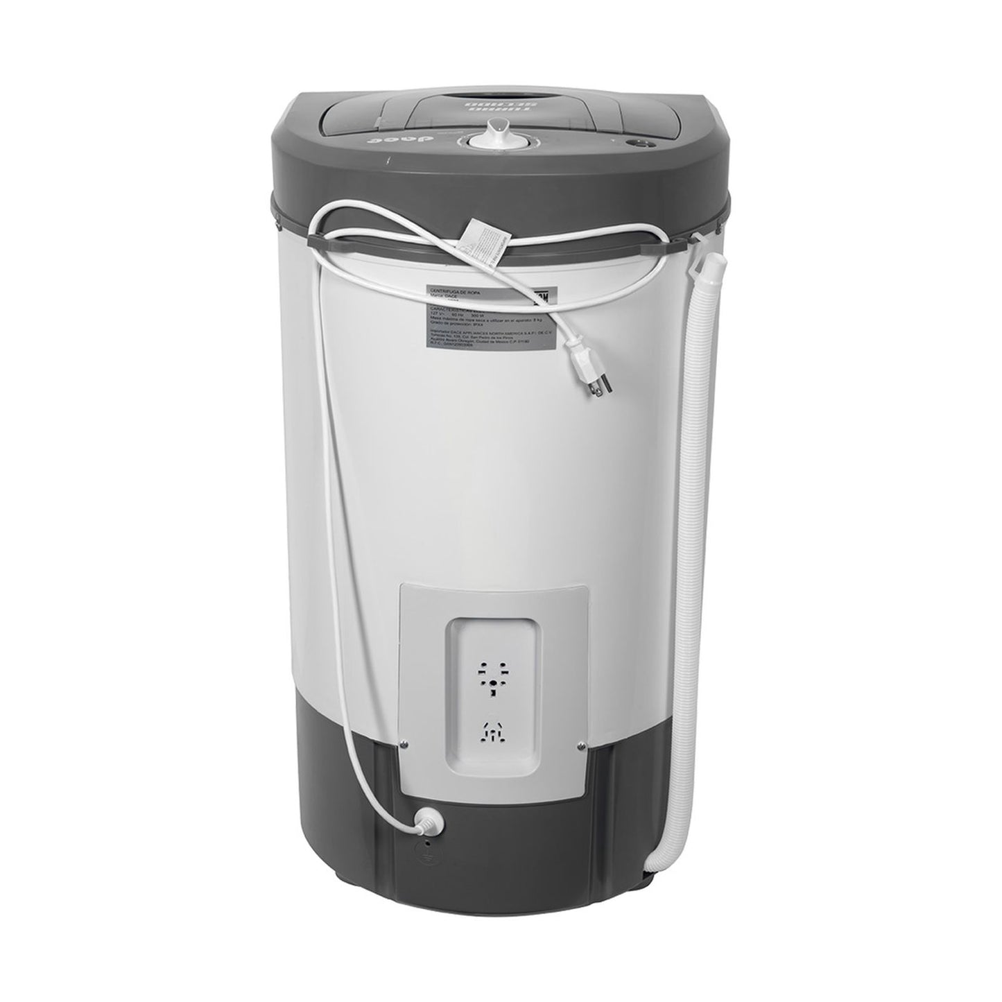 Centrifugadora de Ropa Dace 8 Kilos Blanca SD-37