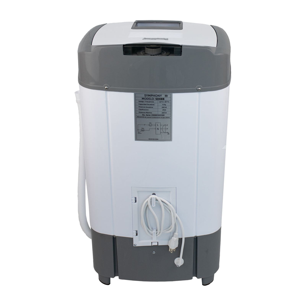 Centrifugadora Synphony 6 Kilos Carga Superior Blanca SD08B