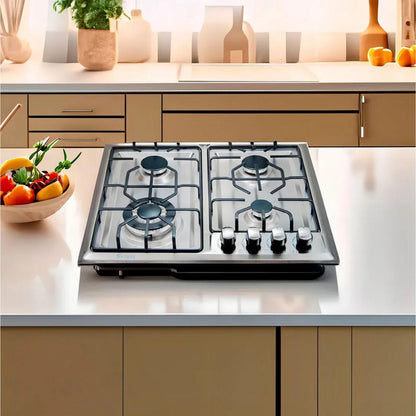 Parrilla de Gas Empotrable Shtark 4 Quemadores Gris SHT4G03