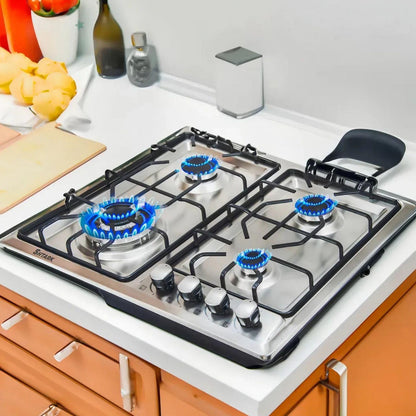 Parrilla de Gas Empotrable Shtark 4 Quemadores Gris SHT4G03