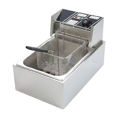 Freidora de Aceite Industrial Shtark 6 Litros Gris SHTFRY01