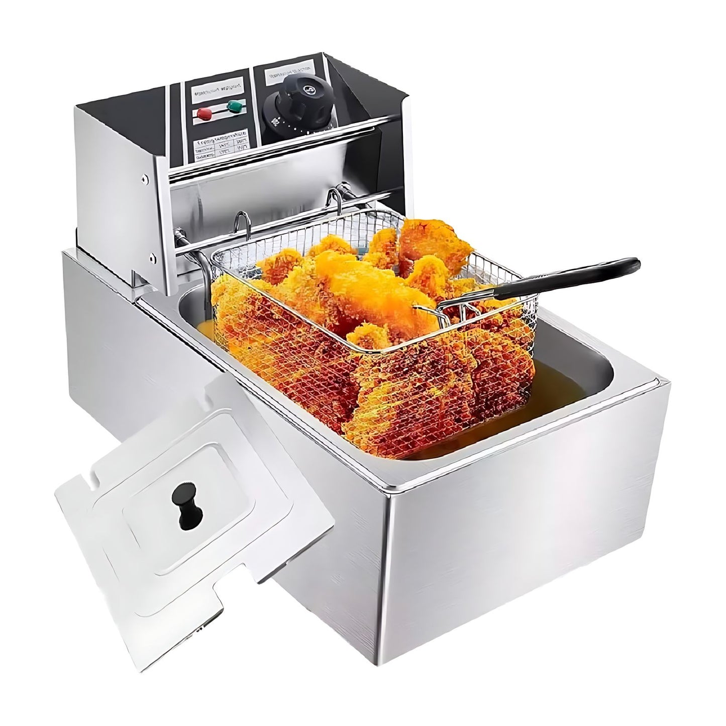 Freidora de Aceite Industrial Shtark 6 Litros Gris SHTFRY01