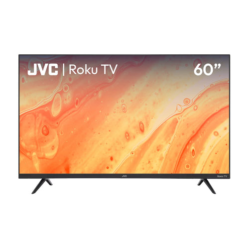 Televisión Pantalla 60 Pulgadas JVC Frameless Roku TV 4K UHD SI60URF