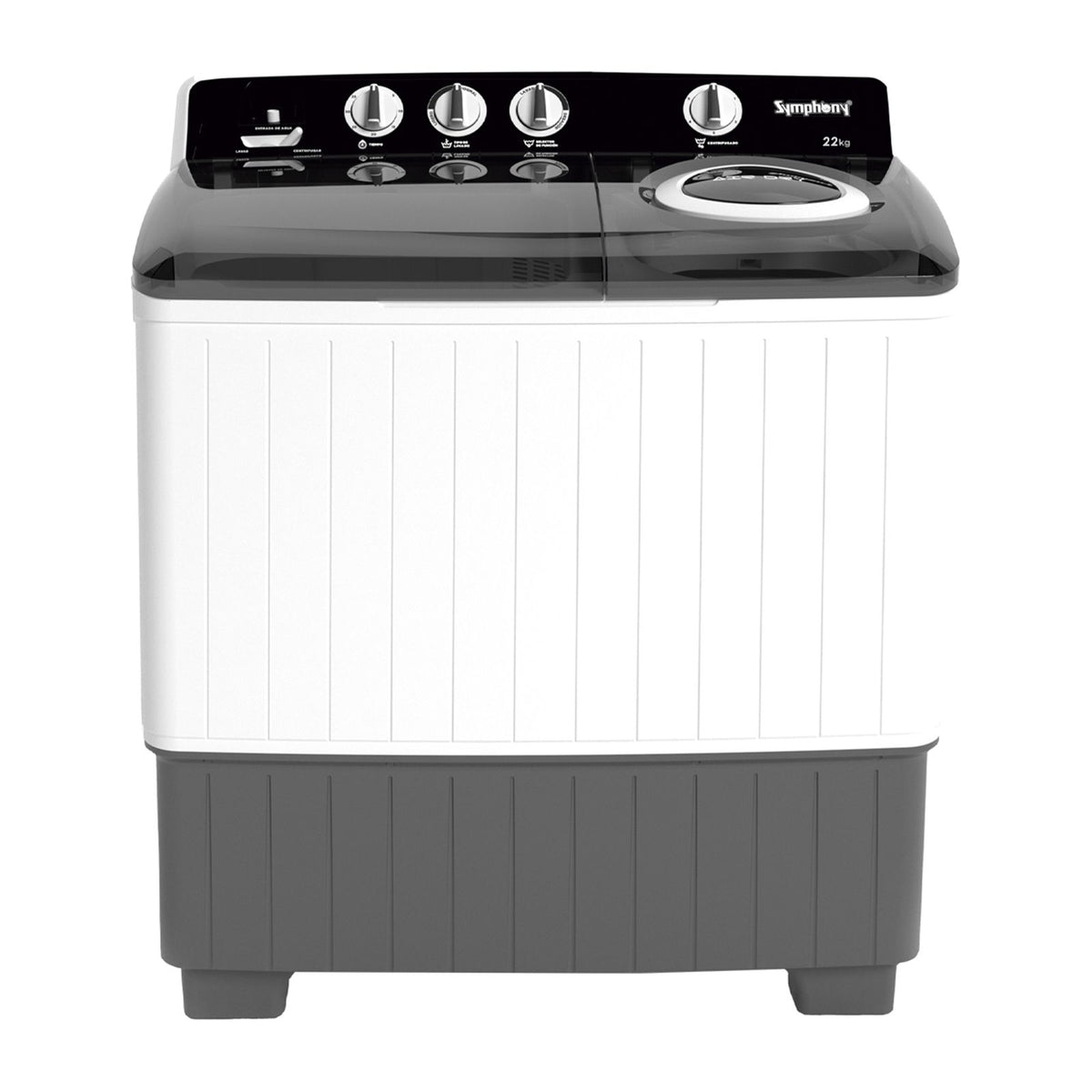 Lavadora Synphony 22 Kilos Doble Tina Blanca SL22S