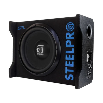 Subwoofer Amplificado Steelpro 12 Pulgadas 1250 W SPL1250XB