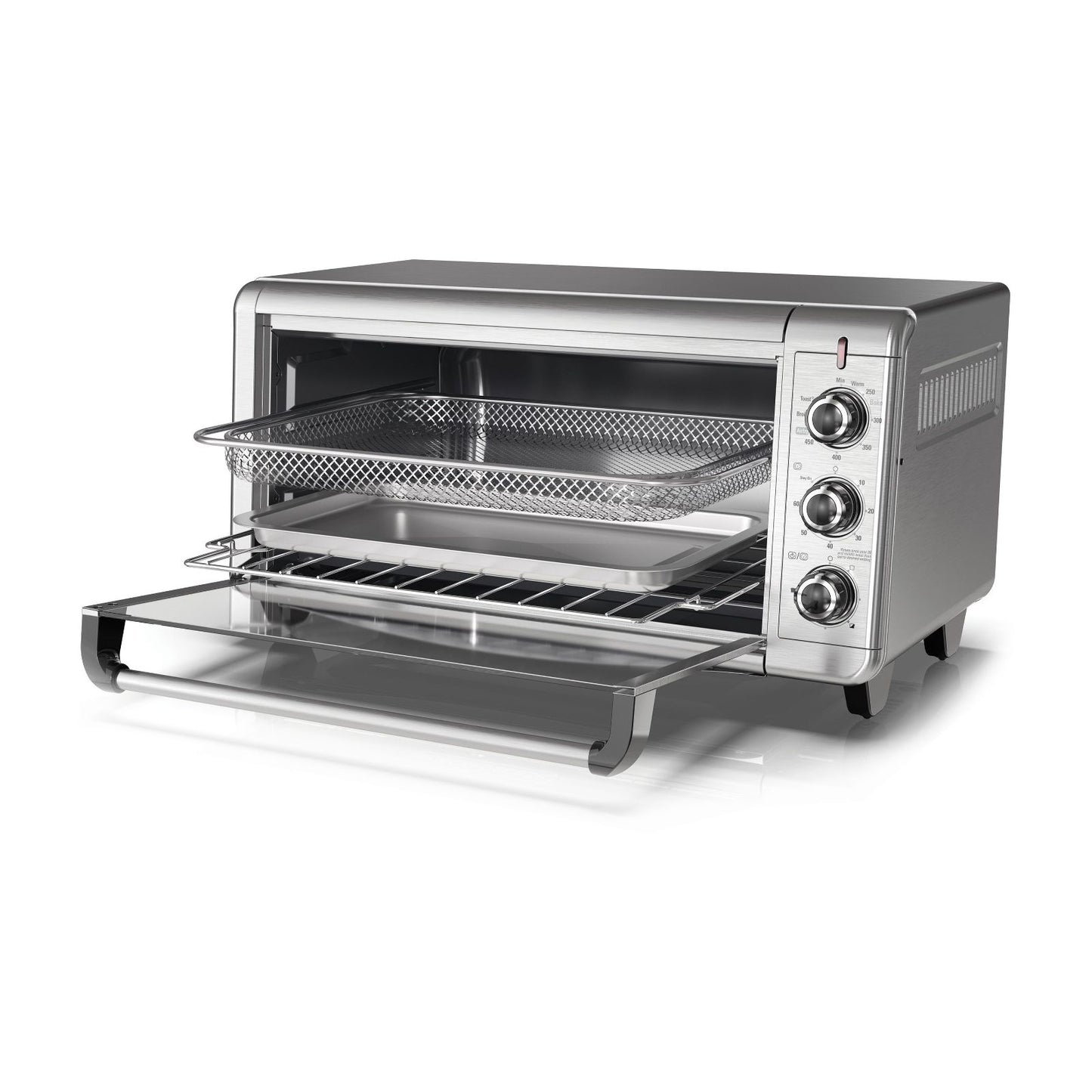 Horno Eléctrico con Freidora de Aire Black+Decker 22 Litros Gris TO4315SS-LA
