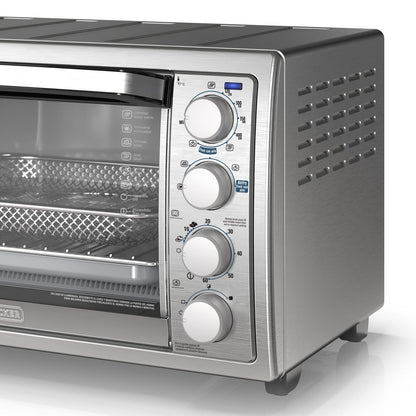 Horno Eléctrico con Freidora de Aire Black+Decker 22 Litros Gris TO4315SS-LA