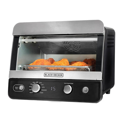 Horno Eléctrico con Freidora de Aire Black+Decker 19 Litros TOD6020B-LA