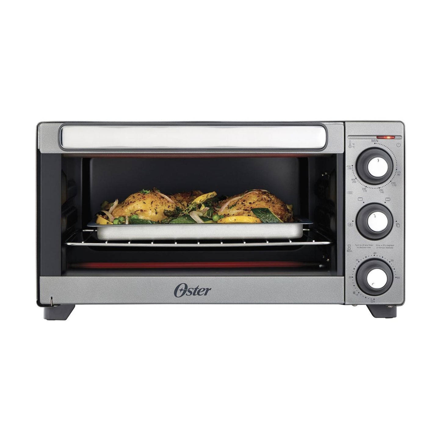 Horno Eléctrico Oster 15 Litros Gris TSSTTV15MNS