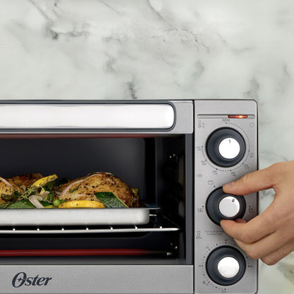 Horno Eléctrico Oster 15 Litros Gris TSSTTV15MNS