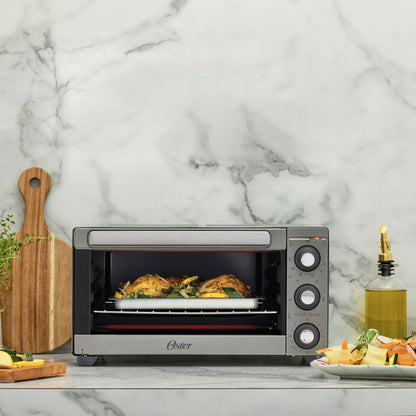 Horno Eléctrico Oster 15 Litros Gris TSSTTV15MNS