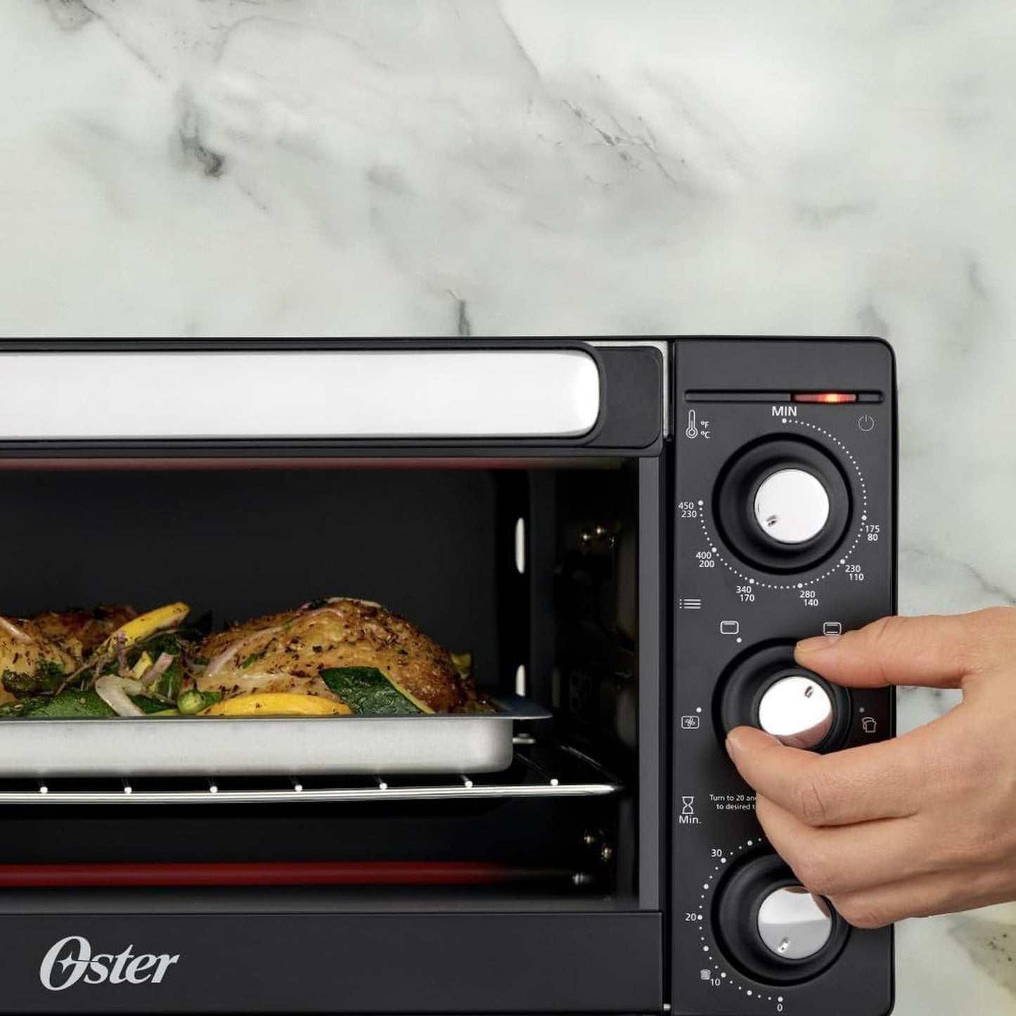 Horno Eléctrico Oster 15 Litros Gris TSSTTV15MNSB