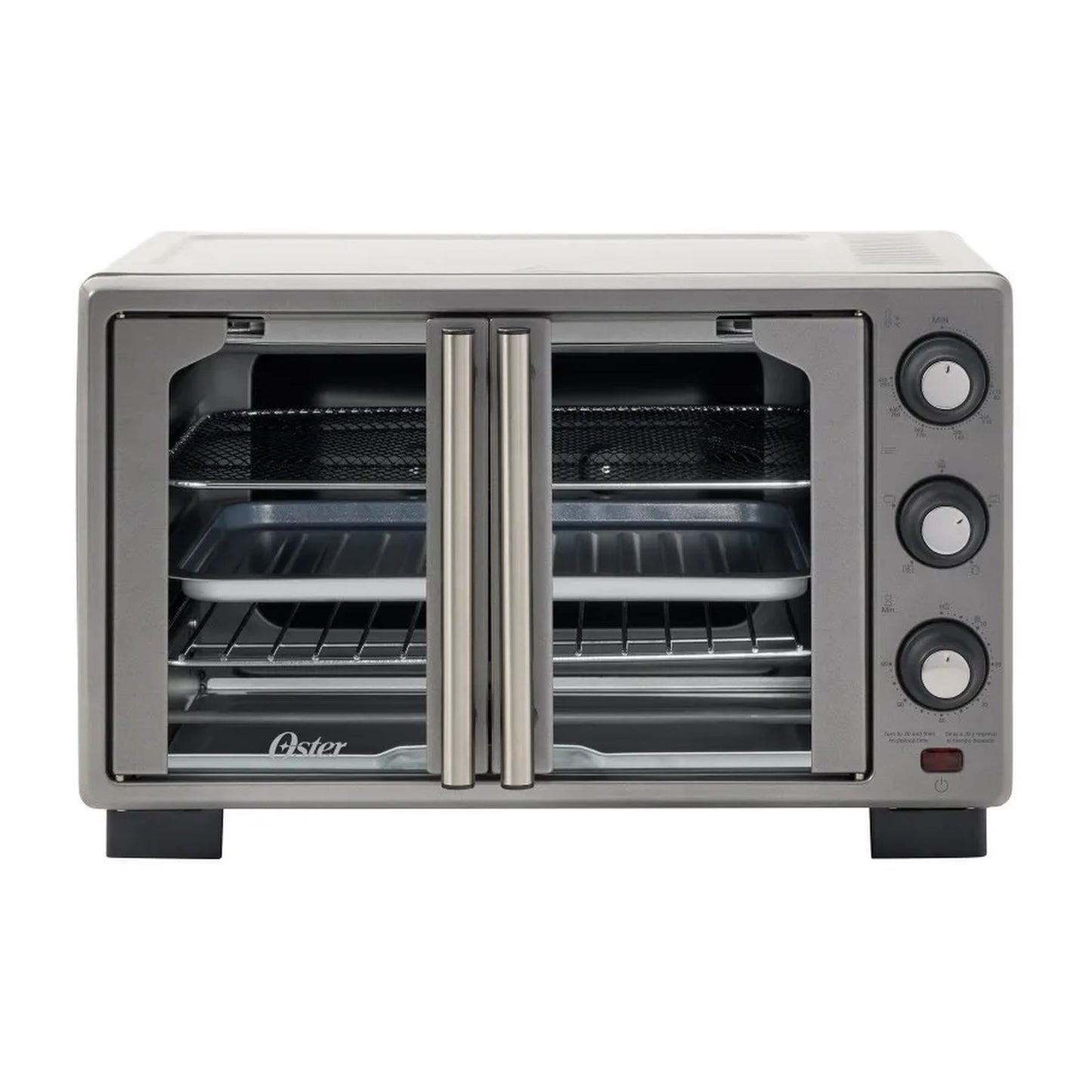 Horno Eléctrico con Freidora de Aire Oster 25 Litros Gris TSSTTV25FDMA