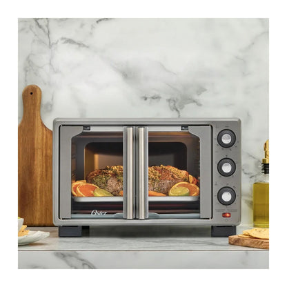 Horno Eléctrico con Freidora de Aire Oster 25 Litros Gris TSSTTV25FDMA
