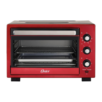 Horno Eléctrico con Freidora de Aire Oster 30 Litros Rojo TSSTTV30MAF-R