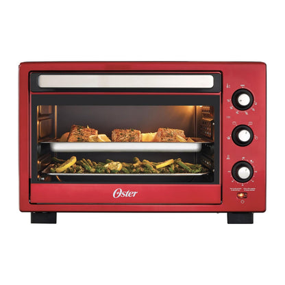 Horno Eléctrico con Freidora de Aire Oster 30 Litros Rojo TSSTTV30MAF-R