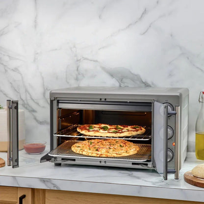 Horno Eléctrico con Freidora de Aire Oster 42 Litros Gris TSSTTV42FDMAF