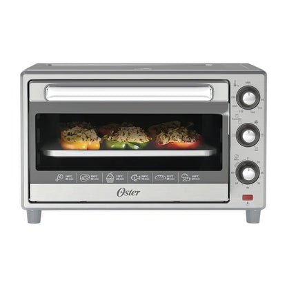 Horno Eléctrico con Freidora de Aire Oster 25 Litros Gris TSSTTVLS25NS