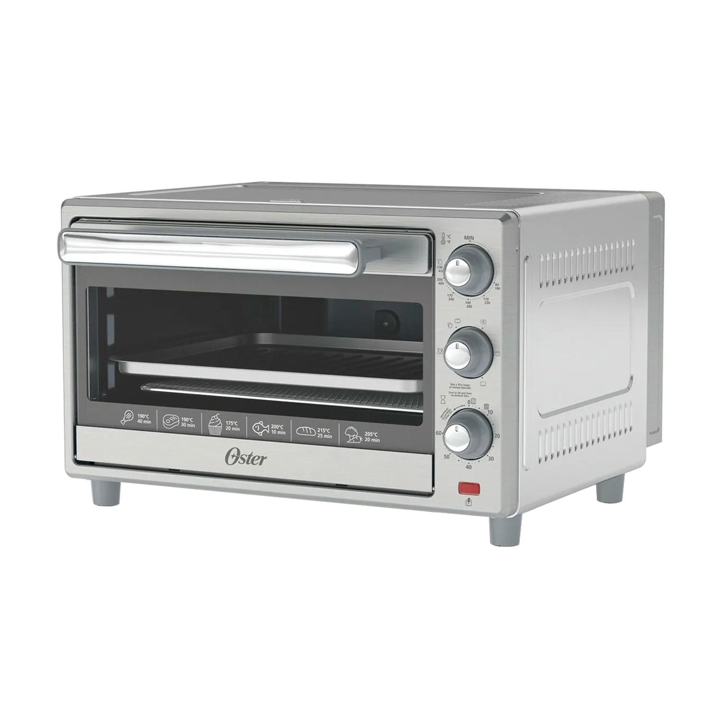 Horno Eléctrico con Freidora de Aire Oster 25 Litros Gris TSSTTVLS25NS