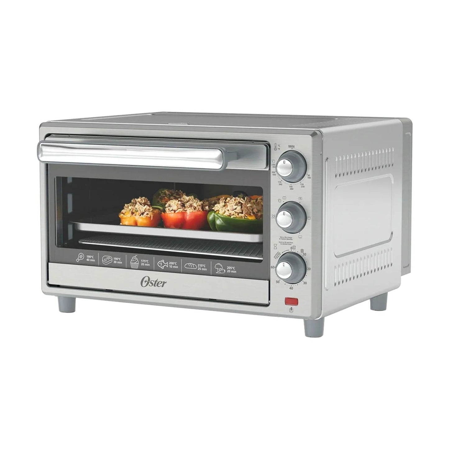 Horno Eléctrico con Freidora de Aire Oster 25 Litros Gris TSSTTVLS25NS