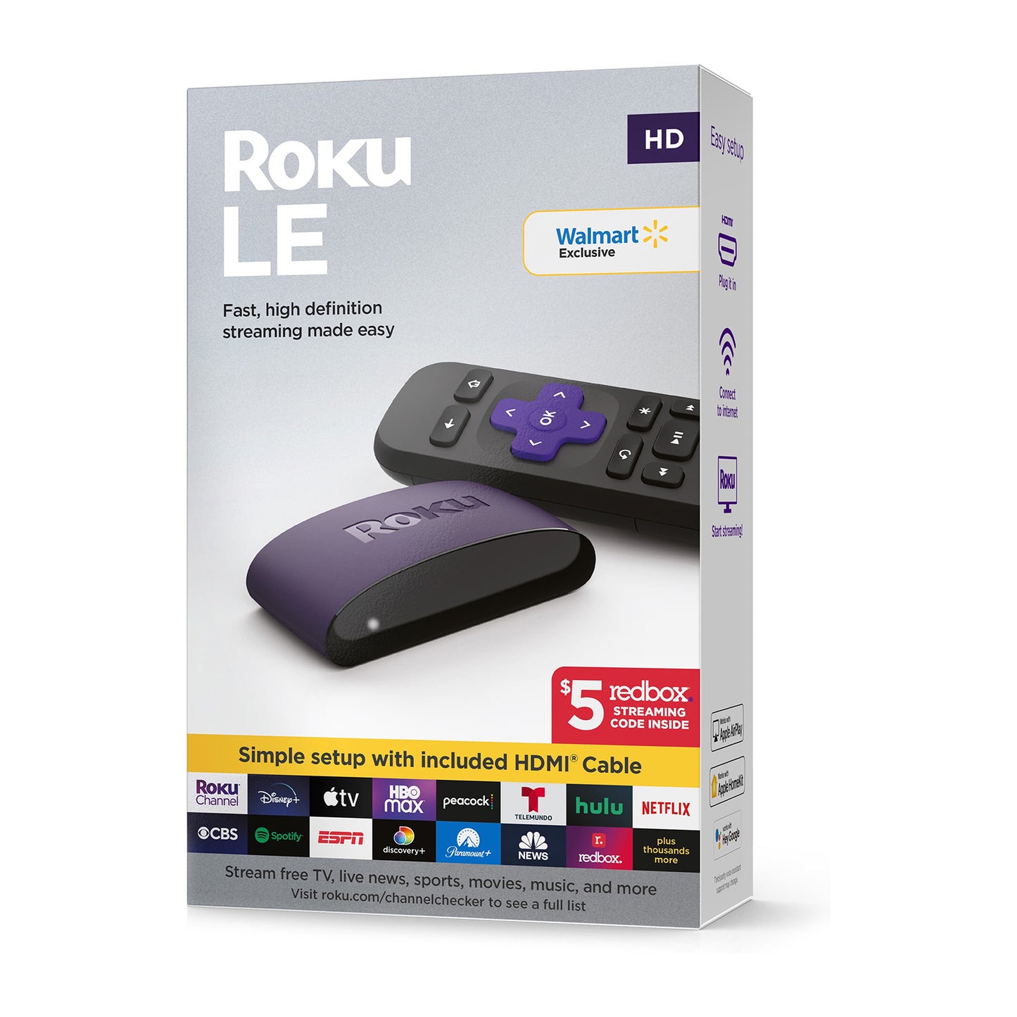 Reproductor de Streaming TV Box Roku LE HD 3930S