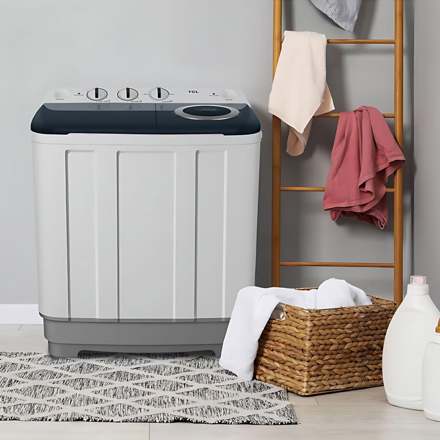 Lavadora TCL 14 Kilos Doble Tina Blanca TWT14S