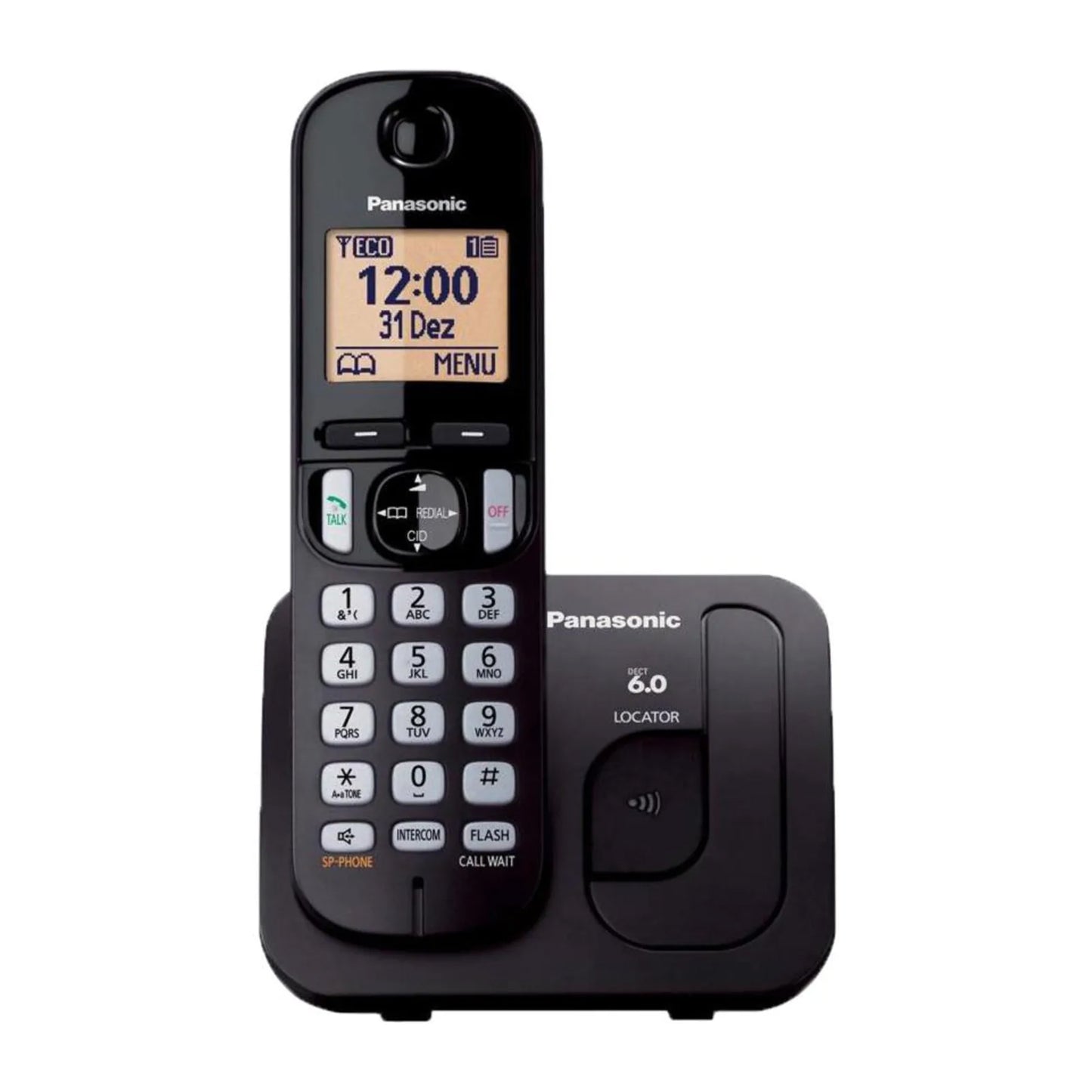 Teléfono Inalámbrico Panasonic Negro KX-TGC210MEB