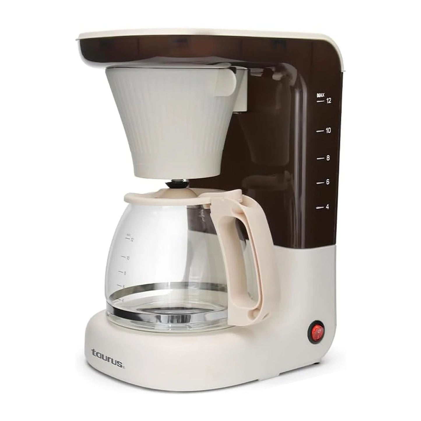 Cafetera de Goteo Taurus 1.2 Litros Beige VELVET-ECO