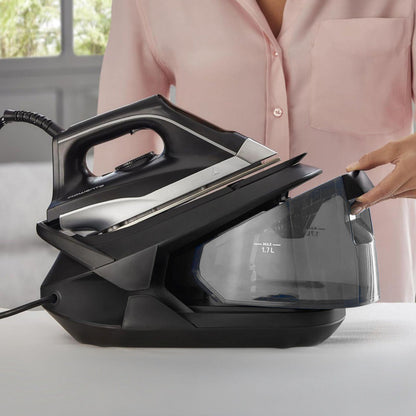 Plancha Central de Vapor Rowenta Master Steam Negra VR8338U1