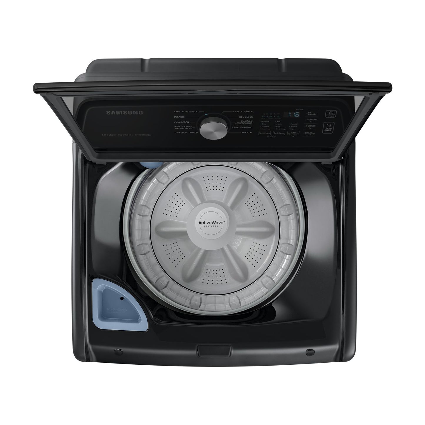 Lavadora Digital Inverter Samsung 22 Kilos Carga Superior Negra WA22C3544GV