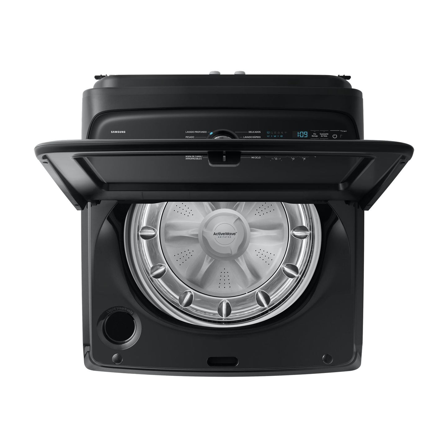 Lavadora Automática Samsung 25 Kilos Carga Superior Negra WA25DG5505AVA