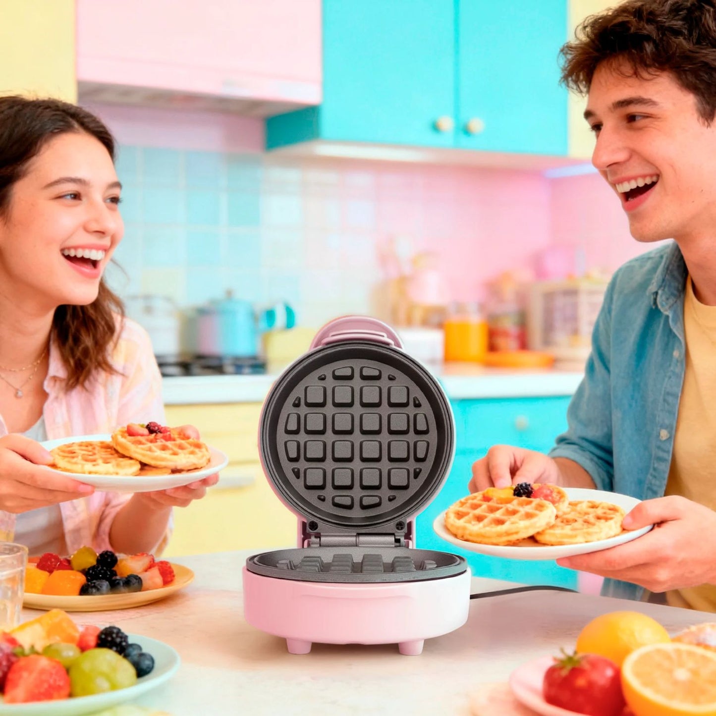 Mini Waflera Lucky Wafflette Rosa