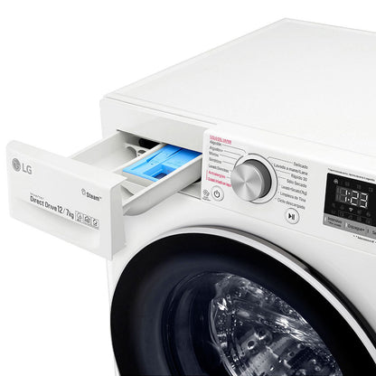 Lavasecadora LG 12 Kilos Carga Frontal Blanca WD12WVC4S6