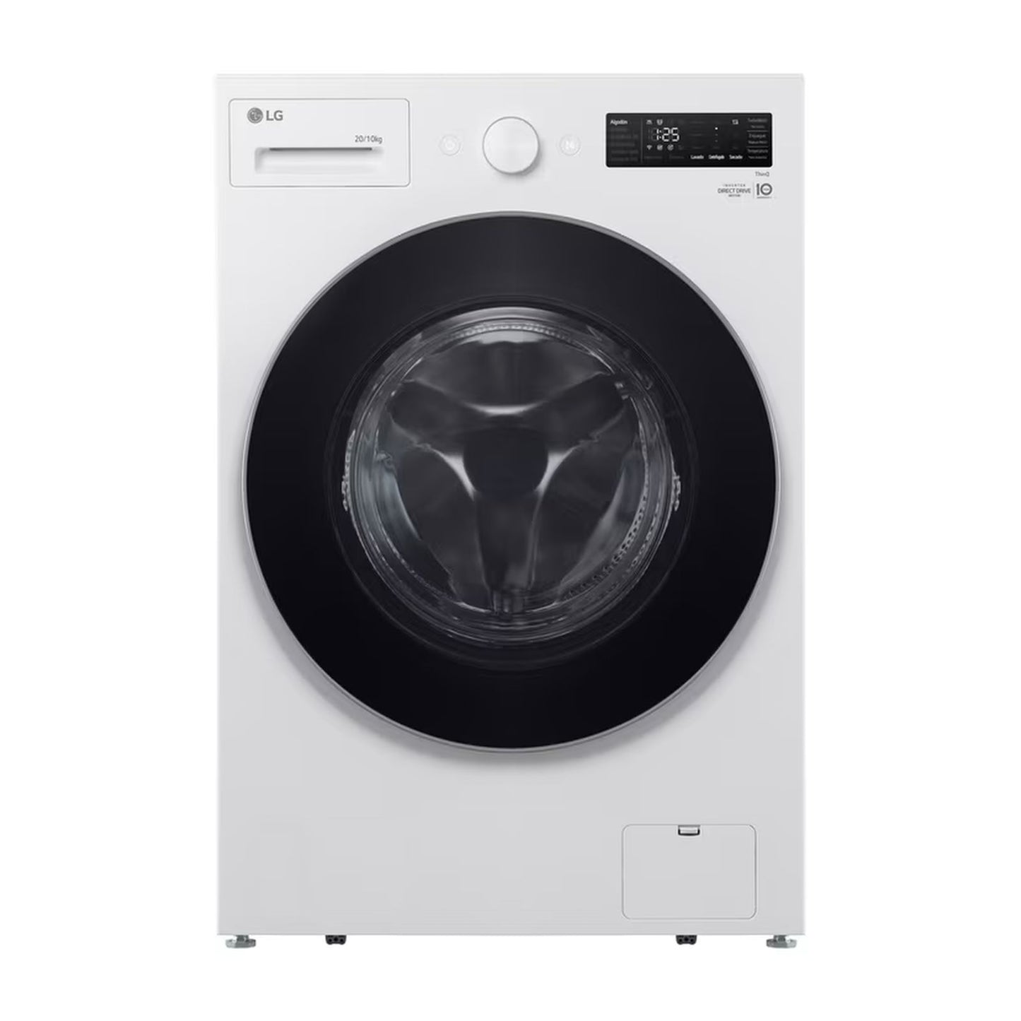 Lavasecadora AI DD LG 20 Kilos Carga Frontal Blanca WD20EWNTS6P