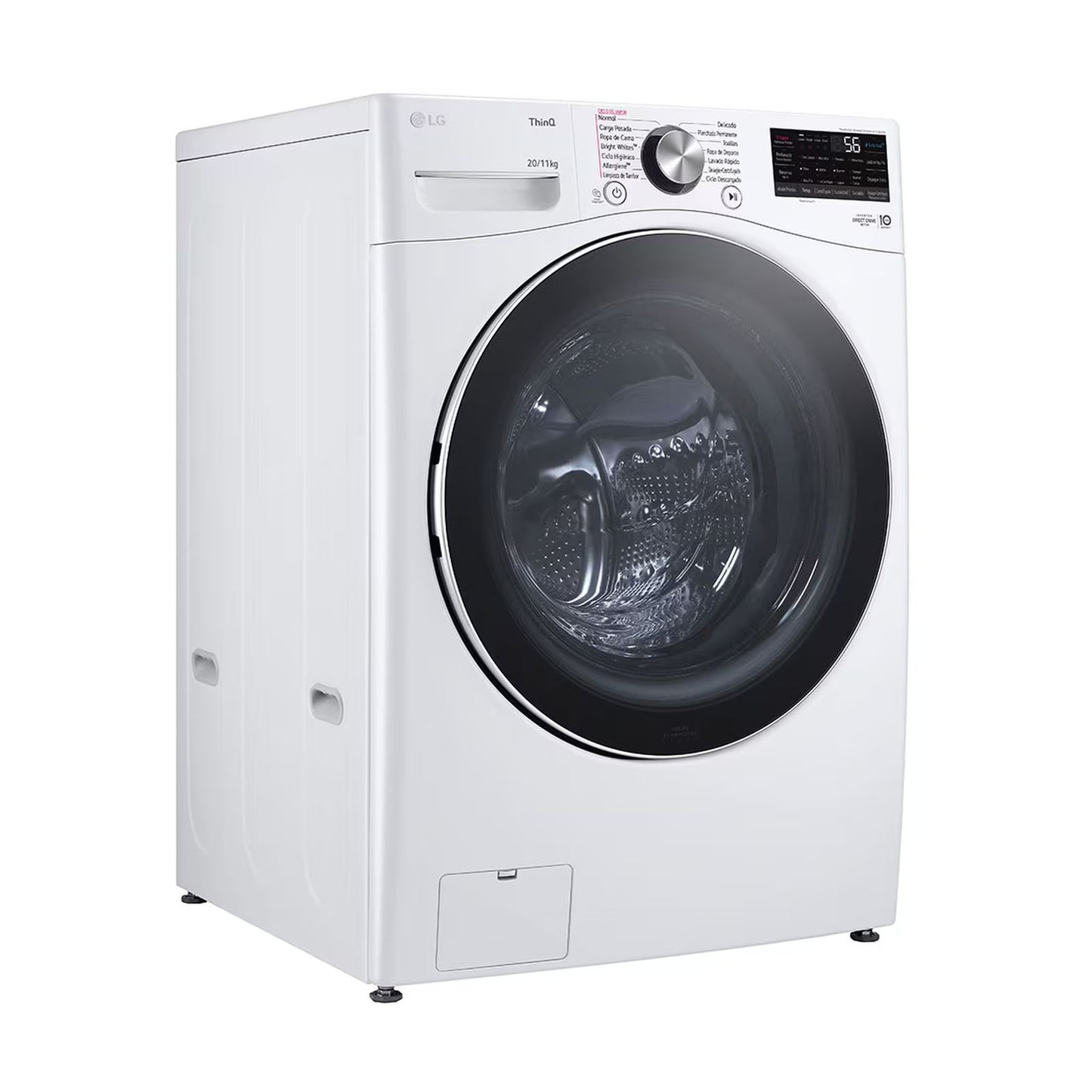 Lavasecadora LG 20 Kilos Carga Frontal Blanca WD20WV26R