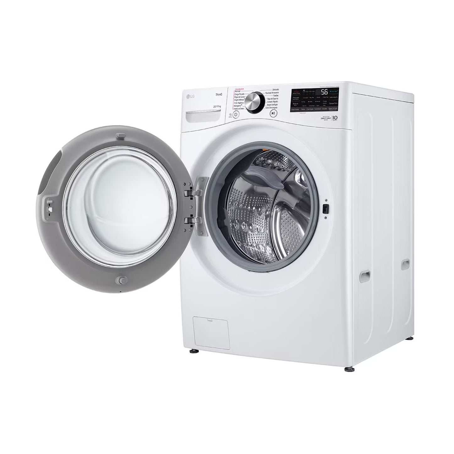 Lavasecadora LG 20 Kilos Carga Frontal Blanca WD20WV26R
