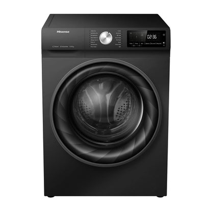 Lavasecadora Hisense 15/10 Kilos Carga Frontal Negra WD5Q1542BB