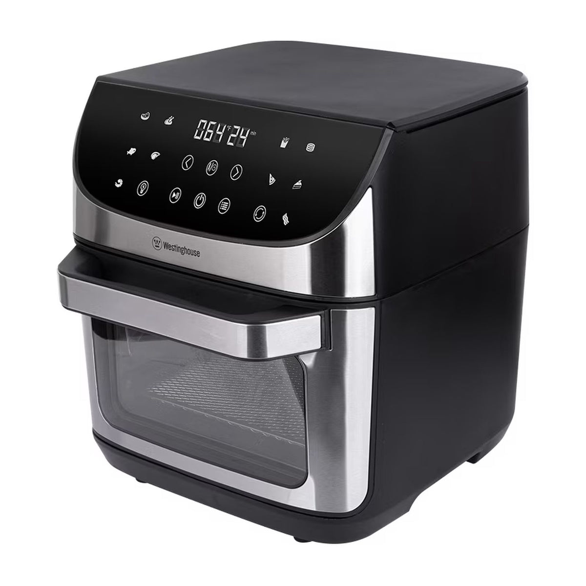 Horno Eléctrico Digital con Freidora de Aire Westinghouse 12 Litros Negro WKAF6103