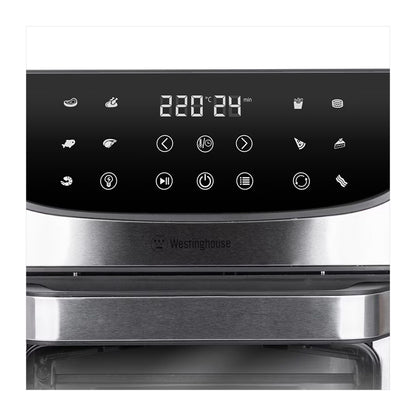 Horno Eléctrico Digital con Freidora de Aire Westinghouse 12 Litros Negro WKAF6103