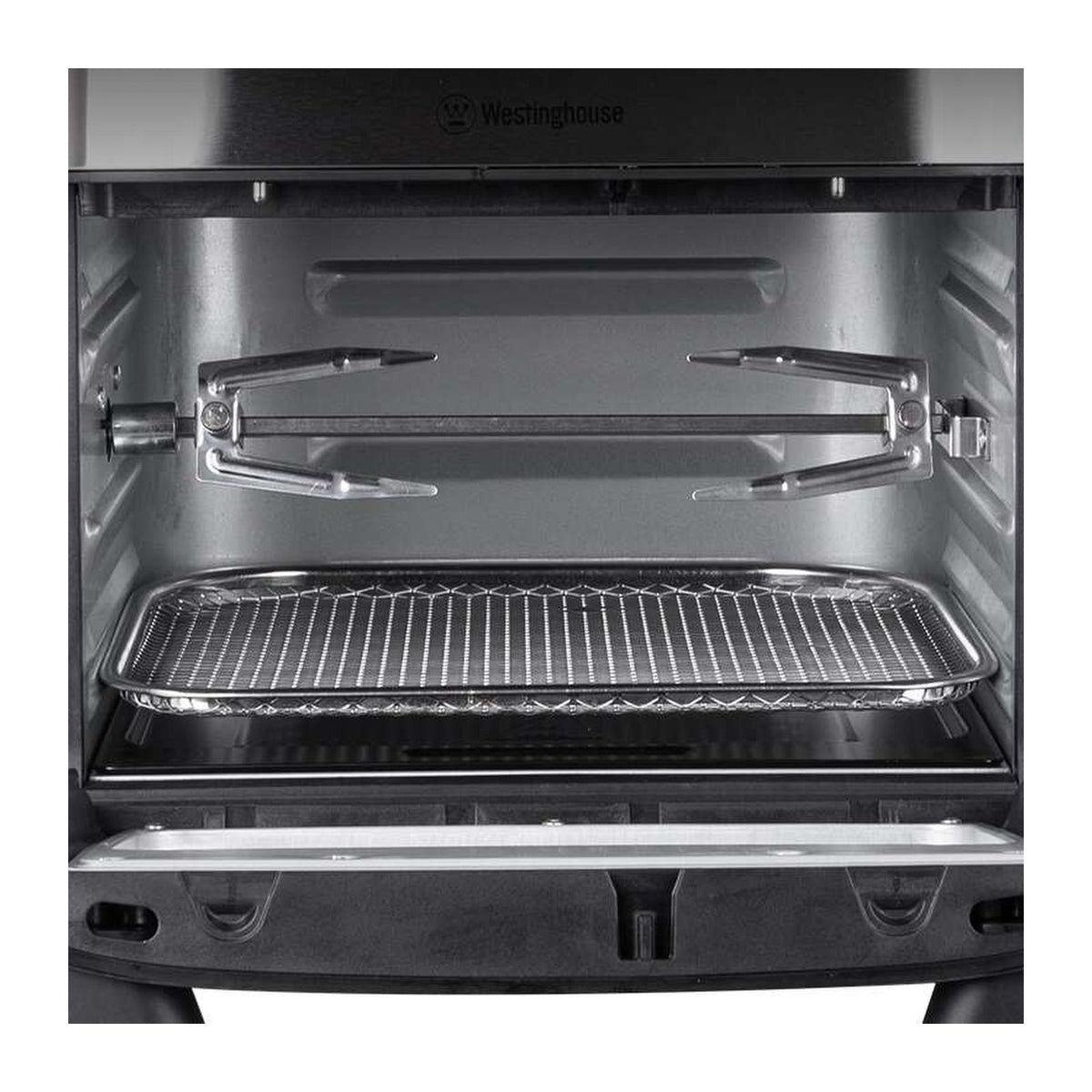Horno Eléctrico Digital con Freidora de Aire Westinghouse 12 Litros Negro WKAF6103