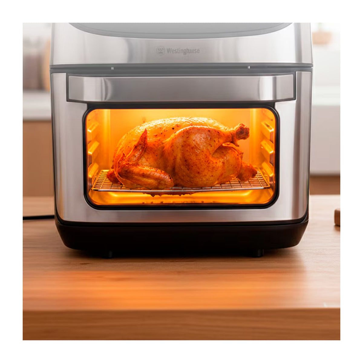 Horno Eléctrico Digital con Freidora de Aire Westinghouse 12 Litros Negro WKAF6103