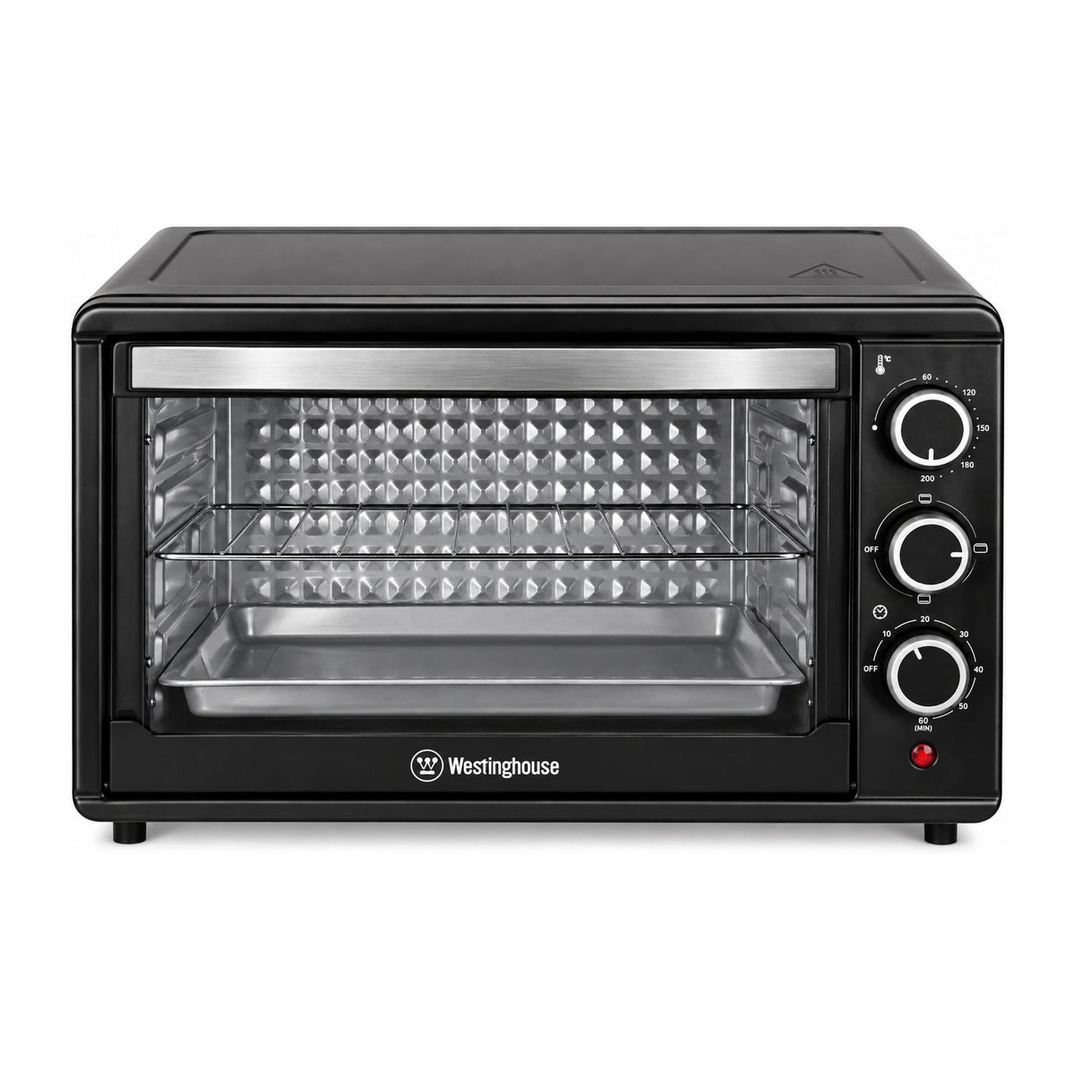 Horno Eléctrico Westinghouse 30 Litros Negro WKTOK300