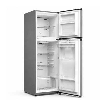Refrigerador Aucma 9 Pies Cúbicos Top Mount Gris WRTM09GLFX