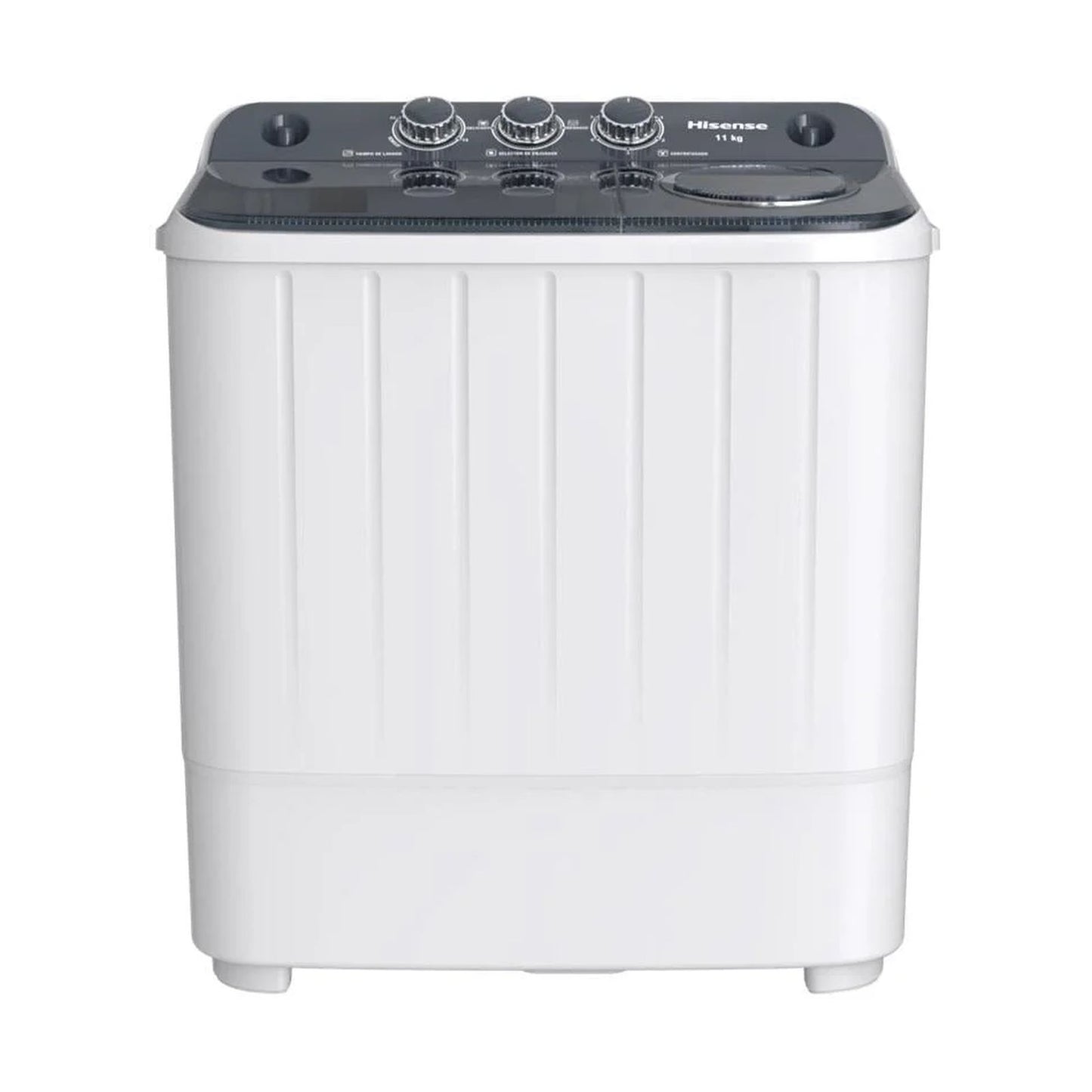 Lavadora Hisense 11 Kilos Doble Tina Blanca WSA1104P