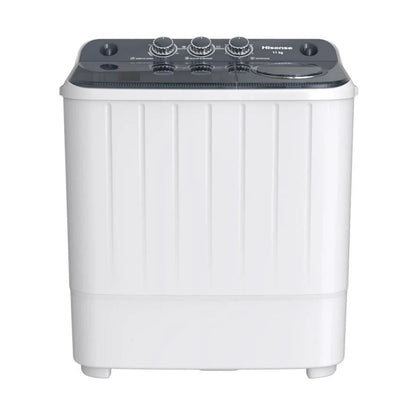 Lavadora Hisense 11 Kilos Doble Tina Blanca WSA1104P